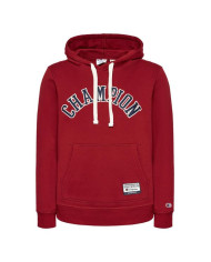 Bluza męska Champion HOODED SWEATSHIRT 216569RS506 Czerwona - Sklep online Mastersport