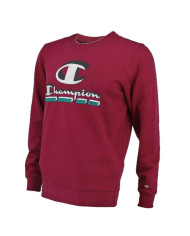Bluza męska Champion CREWNECK SWEATSHIRT 216641VS516 Czerwona - Sklep online Mastersport