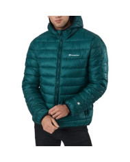 Kurtka męska Champion HOODED JACKET 216647GS502 Zielona - Sklep online Mastersport