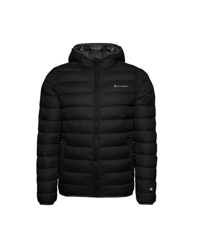 Kurtka męska Champion HOODED JACKET 216647KK001 Czarna - Sklep online Mastersport