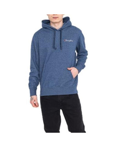 Bluza męska Champion HOODED SWEATSHIRT 217064BV502 Niebieska - Sklep online Mastersport