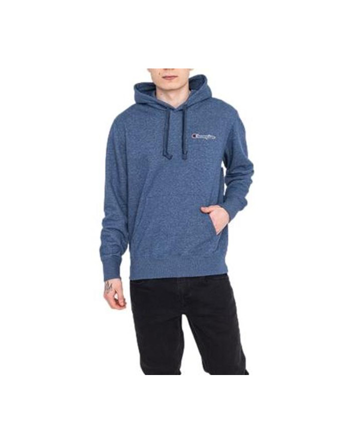 Bluza męska Champion HOODED SWEATSHIRT 217064BV502 Niebieska - Sklep online Mastersport