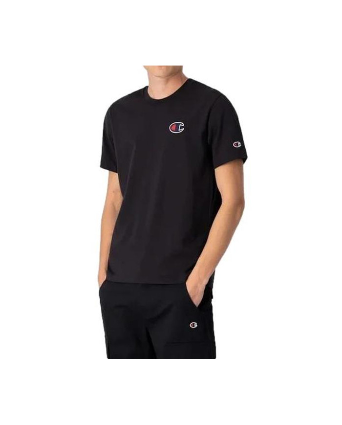 Koszulka męska Champion CREWNECK T-SHIRT 217069KK001 Czarna - Sklep online Mastersport