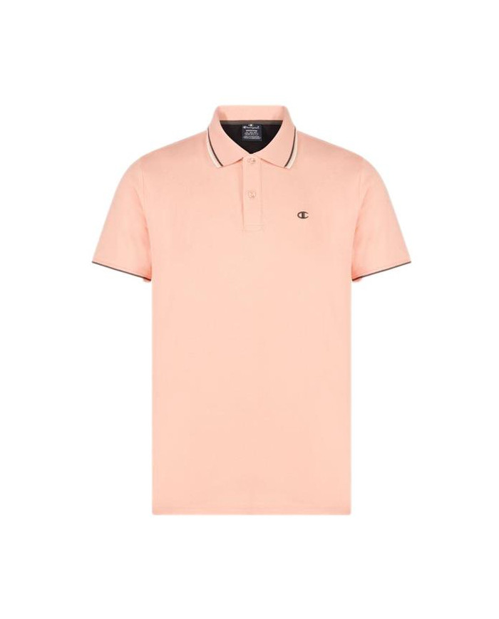 Koszulka męska Champion POLO 217496PS164 Różowa - Sklep online Mastersport