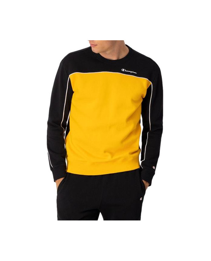 Bluza męska Champion CREWNECK SWEATSHIRT 217852KK001 Czarna - Sklep online Mastersport