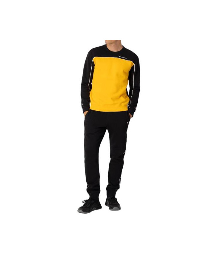 Bluza męska Champion CREWNECK SWEATSHIRT 217852KK001 Czarna - Sklep online Mastersport