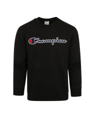 Bluza męska Champion CREWNECK SWEATSHIRT 217859KK001 Czarna - Sklep online Mastersport