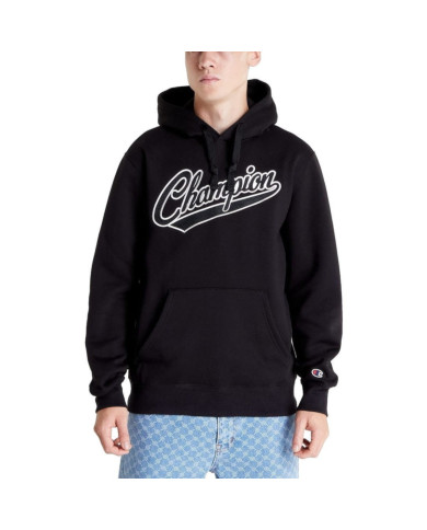 Bluza męska Champion HOODED SWEATSHIRT 217886KK001 Czarna - Sklep online Mastersport