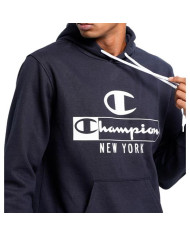 Bluza męska Champion HOODED SWEATSHIRT 217994BS501 Niebieska - Sklep online Mastersport