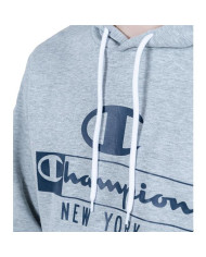 Bluza męska Champion HOODED SWEATSHIRT 217994EM006 Szara - Sklep online Mastersport