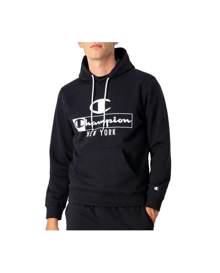Bluza męska Champion HOODED SWEATSHIRT 217994KK001 Czarna - Sklep online Mastersport