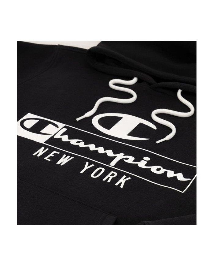 Bluza męska Champion HOODED SWEATSHIRT 217994KK001 Czarna - Sklep online Mastersport