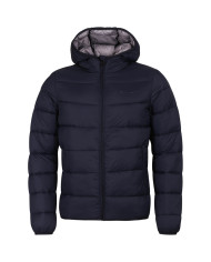 Kurtka męska Champion HOODED JACKET 218077BS501 Niebieska - Sklep online Mastersport