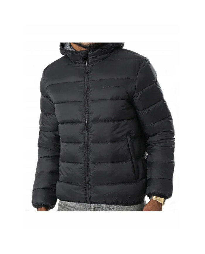 Kurtka męska Champion HOODED JACKET 218077KK001 Czarna - Sklep online Mastersport