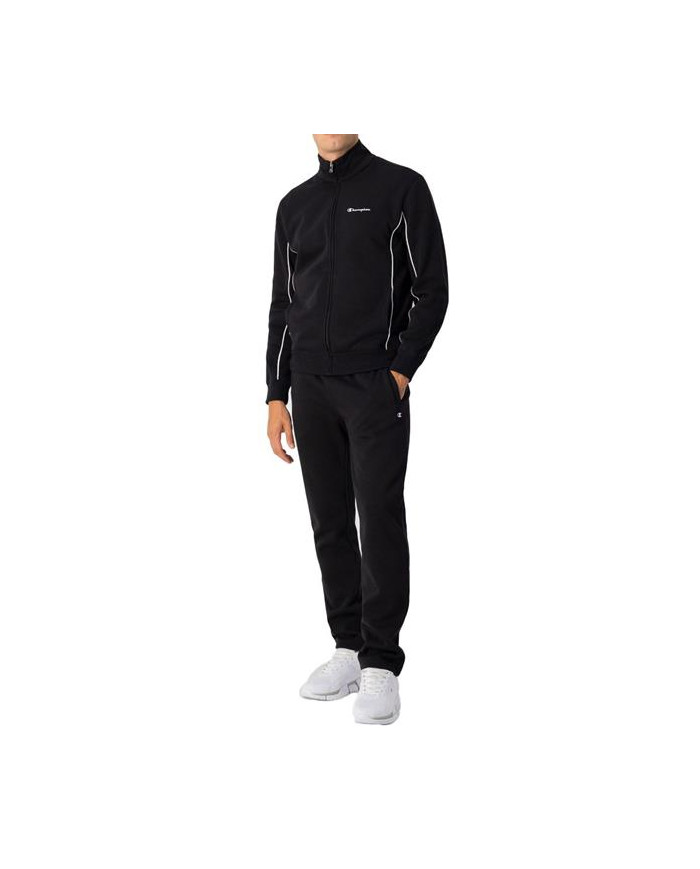 Dres męski Champion FULL ZIP SUIT 218111KK001 Czarny - Sklep online Mastersport