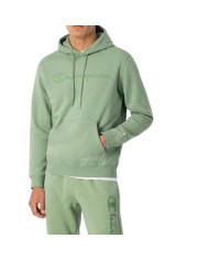 Bluza męska Champion HOODED SWEATSHIRT 218282GS088 Zielona - Sklep online Mastersport
