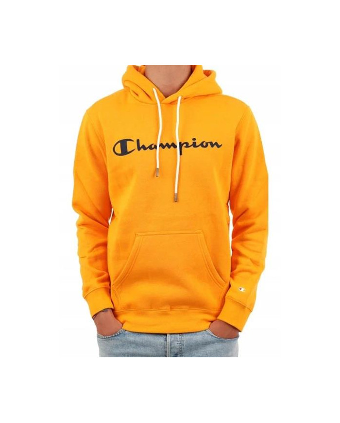 Bluza męska Champion HOODED SWEATSHIRT 218282YS113 Żółta - Sklep online Mastersport