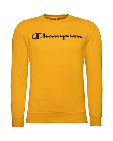 Bluza męska Champion CREWNECK SWEATSHIRT 218283YS113 Żółta - Sklep online Mastersport
