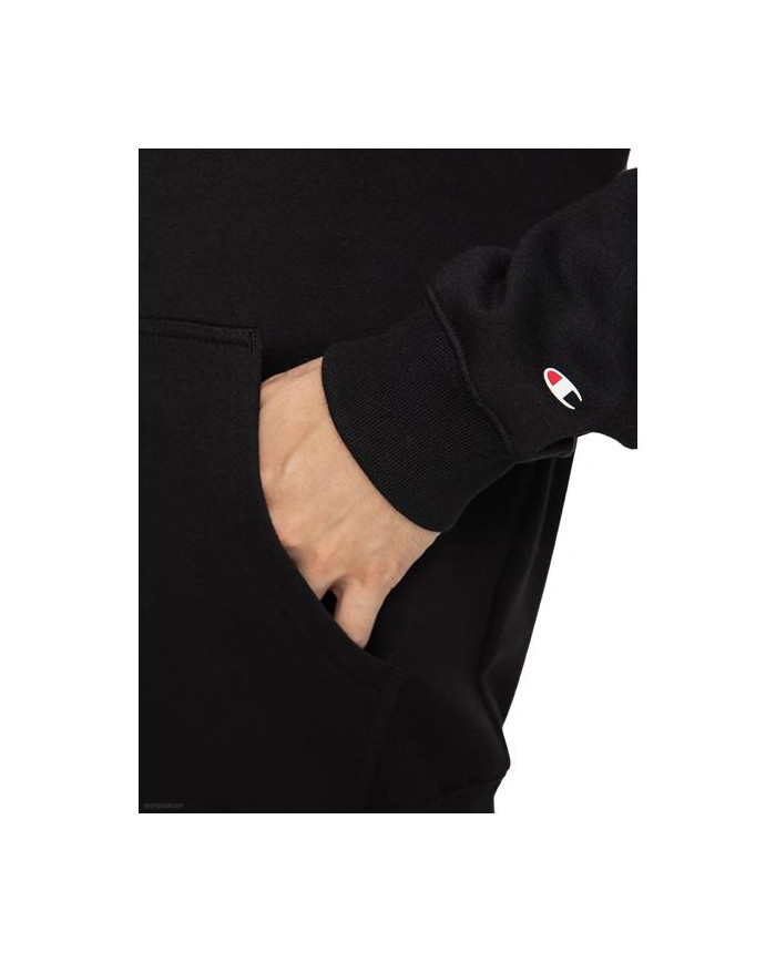 Bluza męska Champion HOODED SWEATSHIRT 218287KK002 Czarna - Sklep online Mastersport