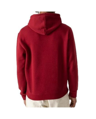 Bluza męska Champion HOODED SWEATSHIRT 218287RS506 Czerwona - Sklep online Mastersport