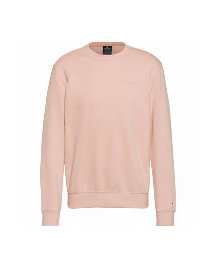 Bluza męska Champion CREWNECK SWEATSHIRT 218288PS075 Różowa - Sklep online Mastersport