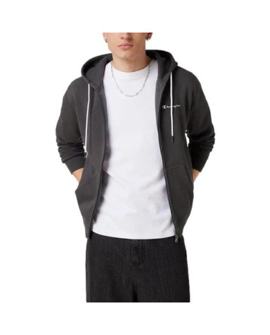 Bluza męska Champion HOODED FULL ZIP SWEAT 218289ES509 Szara - Sklep online Mastersport