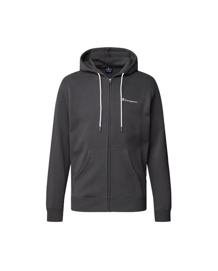 Bluza męska Champion HOODED FULL ZIP SWEAT 218289ES509 Szara - Sklep online Mastersport