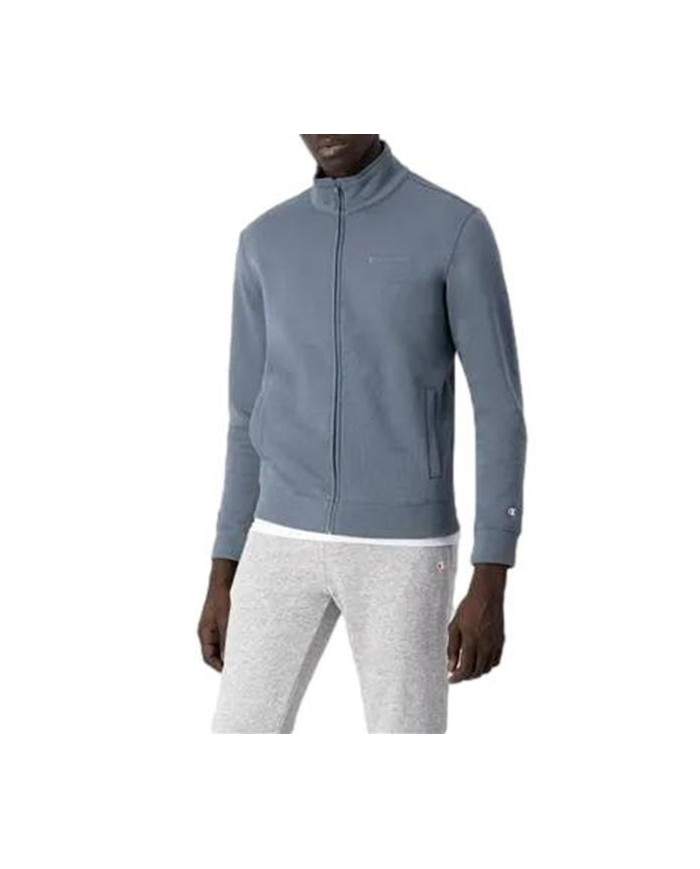 Bluza męska Champion FULL ZIP SWEATSHIRT 218290ES017 Niebieska - Sklep online Mastersport