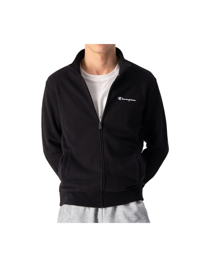 Bluza męska Champion FULL ZIP SWEATSHIRT 218290KK001 Czarna - Sklep online Mastersport
