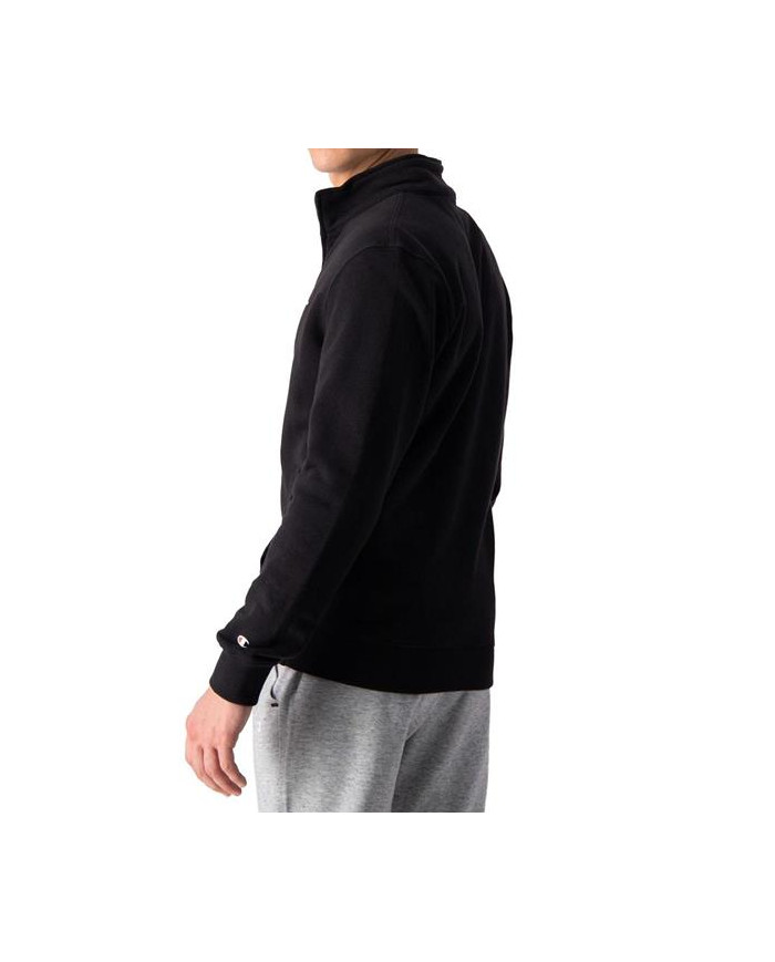 Bluza męska Champion FULL ZIP SWEATSHIRT 218290KK001 Czarna - Sklep online Mastersport
