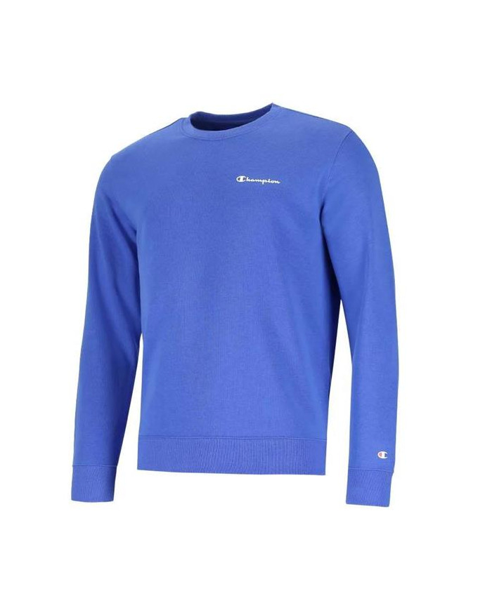 Bluza męska Champion CREWNECK SWEATSHIRT 218536BS071 Niebieska - Sklep online Mastersport