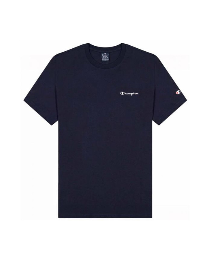 Koszulka męska Champion CREWNECK T-SHIRT 218539BS501 Niebieska - Sklep online Mastersport
