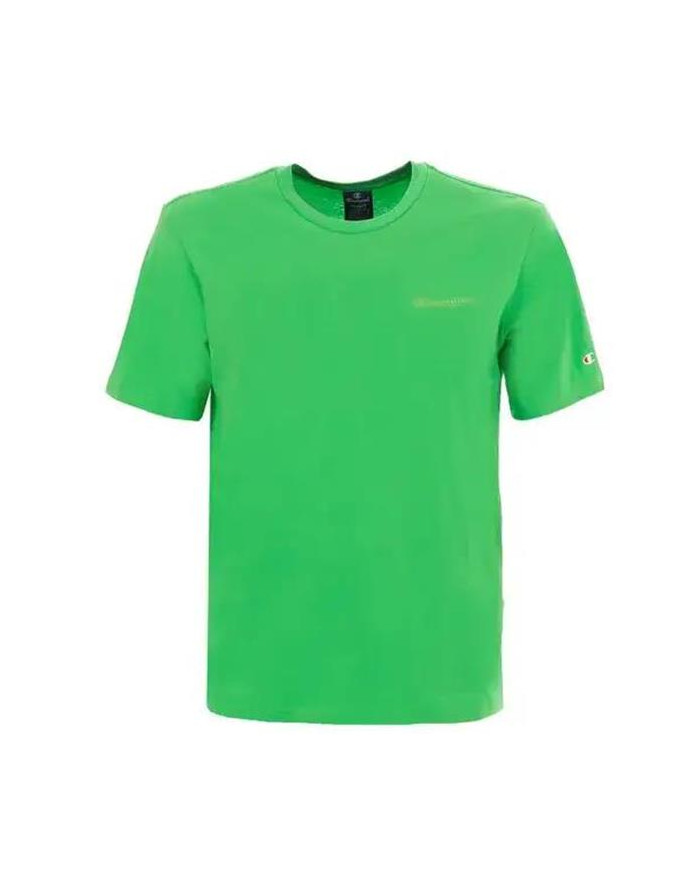 Koszulka męska Champion CREWNECK T-SHIRT 218539GS024 Zielona - Sklep online Mastersport