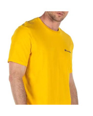 Koszulka męska Champion CREWNECK T-SHIRT 218539YS019 Żółta - Sklep online Mastersport