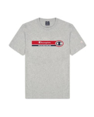 Koszulka męska Champion CREWNECK T-SHIRT 218561EM006 Szara - Sklep online Mastersport