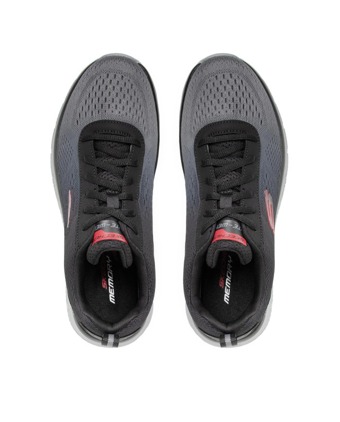 Buty męskie Skechers TRACK RIPKENT 232399BKCC Szare - Sklep online Mastersport