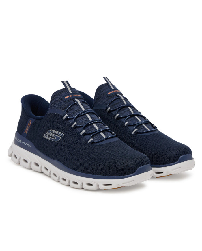 Buty męskie Skechers GLIDE-STEP NOXUS 233010NVY Niebieskie - Sklep online Mastersport