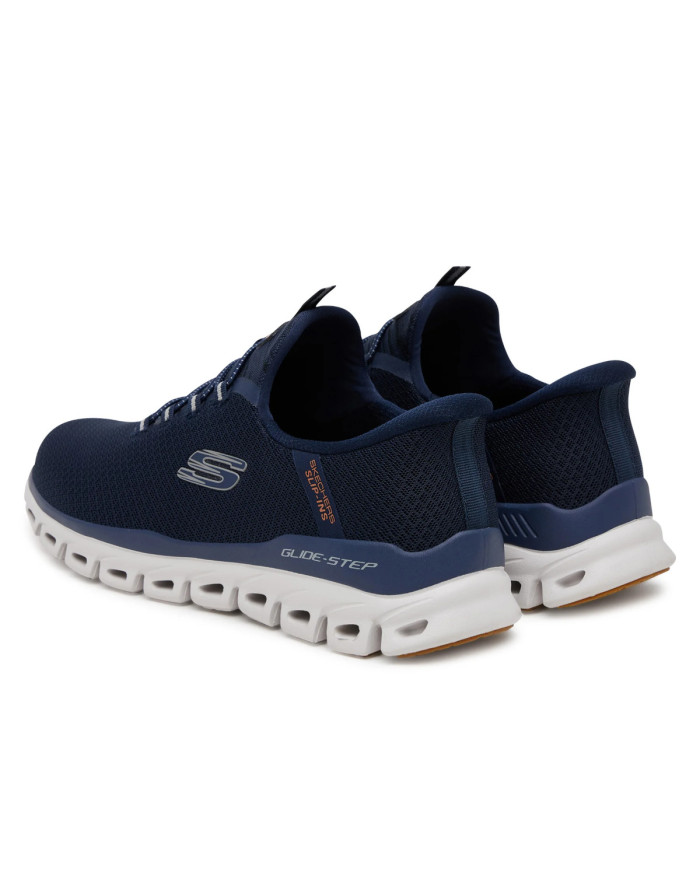 Buty męskie Skechers GLIDE-STEP NOXUS 233010NVY Niebieskie - Sklep online Mastersport