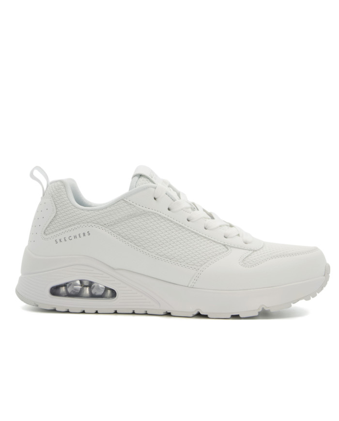 Buty męskie Skechers UNO FASTIME 237016WHT Białe - Sklep online Mastersport
