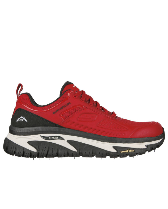 Buty męskie Skechers ARCH FIT ROAD WALKER RECON 237333RDBK Czerwone - Sklep online Mastersport