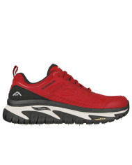 Buty męskie Skechers ARCH FIT ROAD WALKER RECON 237333RDBK Czerwone - Sklep online Mastersport