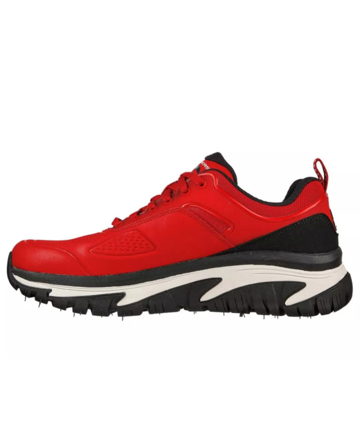 Buty męskie Skechers ARCH FIT ROAD WALKER RECON 237333RDBK Czerwone - Sklep online Mastersport