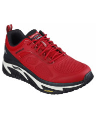 Buty męskie Skechers ARCH FIT ROAD WALKER RECON 237333RDBK Czerwone - Sklep online Mastersport