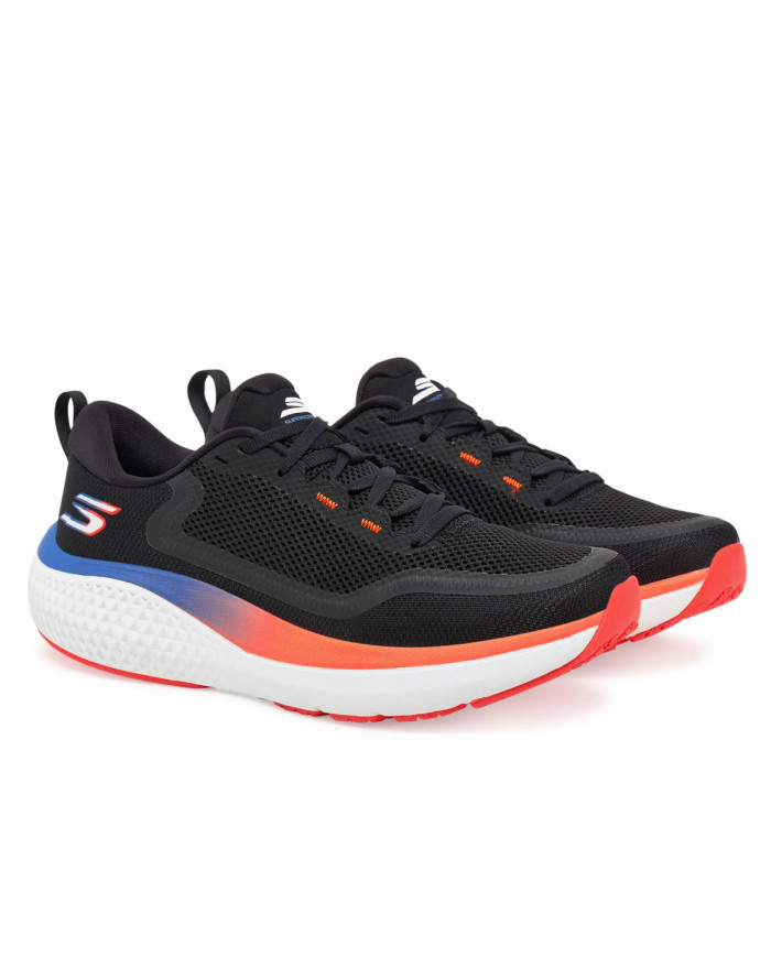 Buty męskie Skechers GO RUN SUPERSONIC MAX 246086BKMT Czarne - Sklep online Mastersport