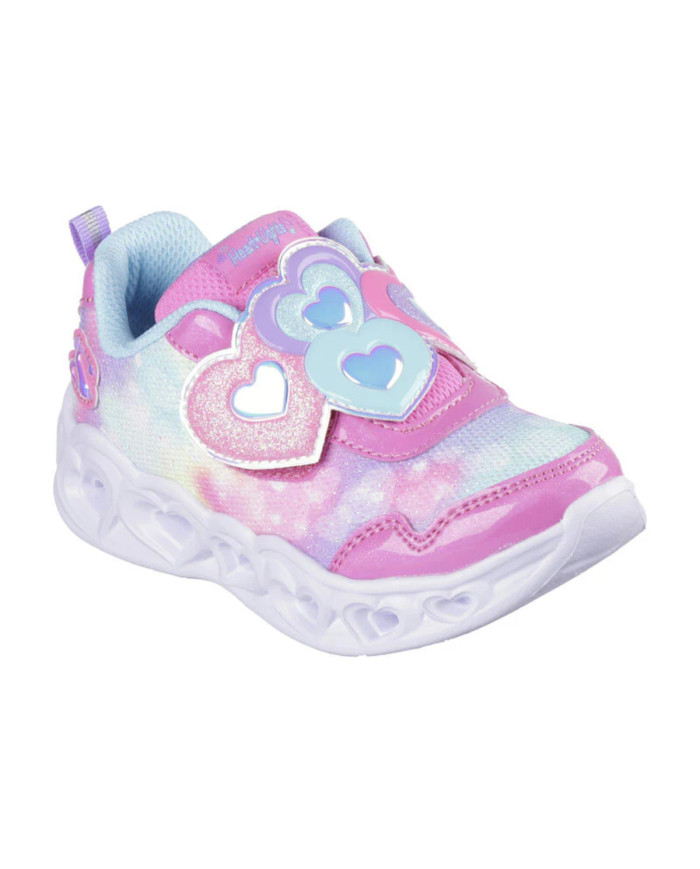 Buty dziecięce Skechers HEART LIGHTS LOVIN REFLECTION 302693NPKTQ Różowe - Sklep online Mastersport