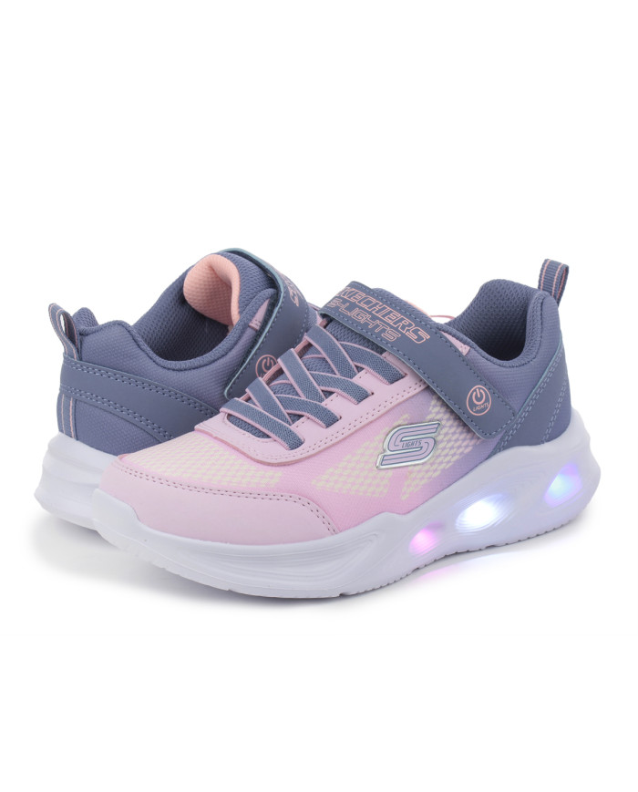 Buty dziecięce Skechers SOLA GLOW 303714LGYLP Różowe - Sklep online Mastersport