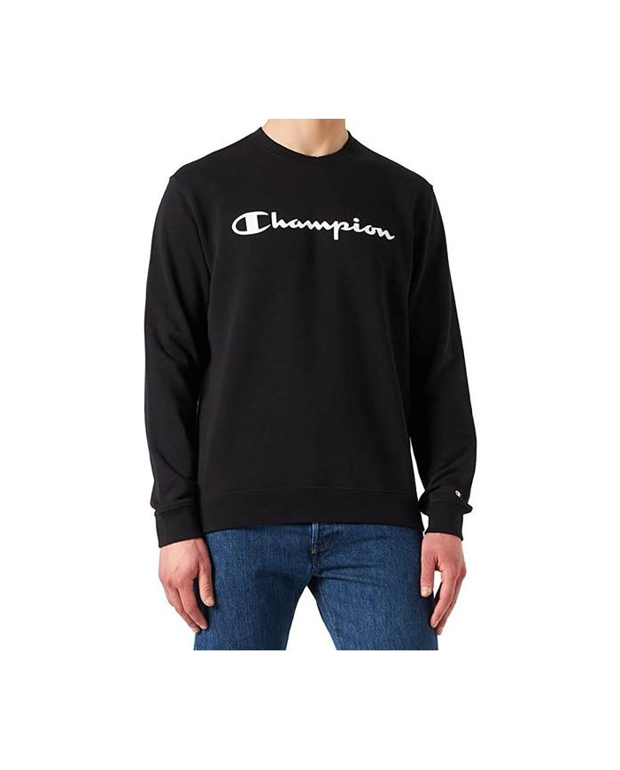 Bluza dziecięca Champion CREWNECK SWEATSHIRT 305360KK001 Czarna - Sklep online Mastersport
