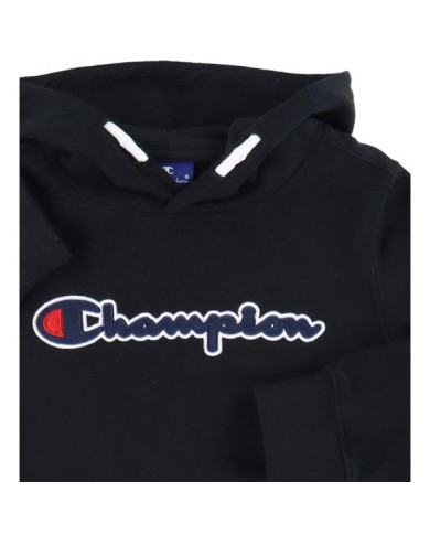 Bluza dziecięca Champion HOODED SWEATSHIRT 305765KK001 Czarna - Sklep online Mastersport