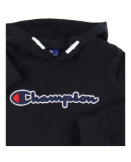 Bluza dziecięca Champion HOODED SWEATSHIRT 305765KK001 Czarna - Sklep online Mastersport