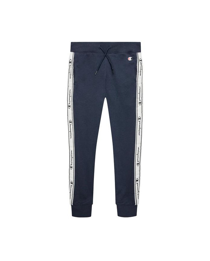 Spodnie dziecięce Champion RIB CUFF PANTS 305919BS501 Niebieskie - Sklep online Mastersport